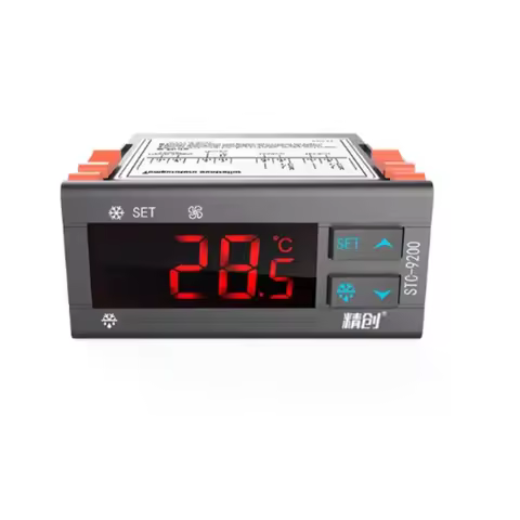 STC-9200 temperature controller with refrigeration defrost fan alarm function and two sensors AC 220