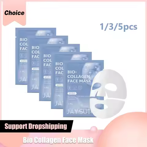 Bio Collagen Face Mask Overnight Hydrating Moisturizing Brighten Shrink Pores Rejuvenation Hyaluroni