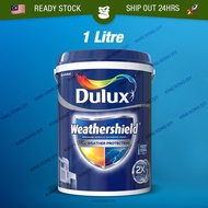 1L ICI DULUX Weathershield Exterior Wall Paint 7 Years Protection Weather Shield Emulsion Keep Cool 