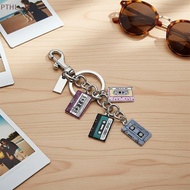[GON] Vintage Cassette Tape Keychain 80s 90s Music Gift for Women Girls Fashion Bapa Pendant VN