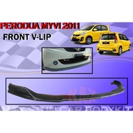 PERODUA MYVI 2011 FRONT V-LIP FRONT BUMPER V-LIP DEPAN LIP CAR FULLSET