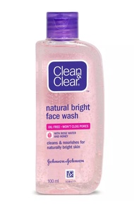 Clean & Clear Natural Bright Face Wash 100ml (Exp 2026)