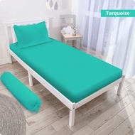 VITO TURQUOISE BEDSHEET 90X200