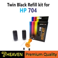 NEUROX Ink Refill Kit 30ML (Black) HP 704BK for Printer HP 2010 K010, HP 2060 K110
