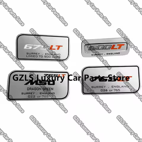 1 piece For Mclaren MSO 600LT 675LT 765LT Series Badge