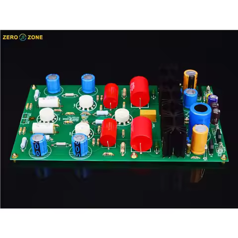 PRT08A Stereo Tubes preamplifier Base on CAT-SL1 12AU7 12AX7 6JD8 (No Tube)