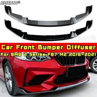 For BMW 2 Series F87 M2 Body Kit Front Bumper Splitter Lip Diffuser For BMW 2 Series F87 M2 2016-202