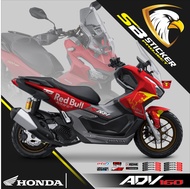 STRIPING ADV 160- STICKER STRIPING HOLOGRAM HONDA ADV 160 SB-011