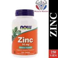 NOW Zinc Zinc Supplement 250 Tablets