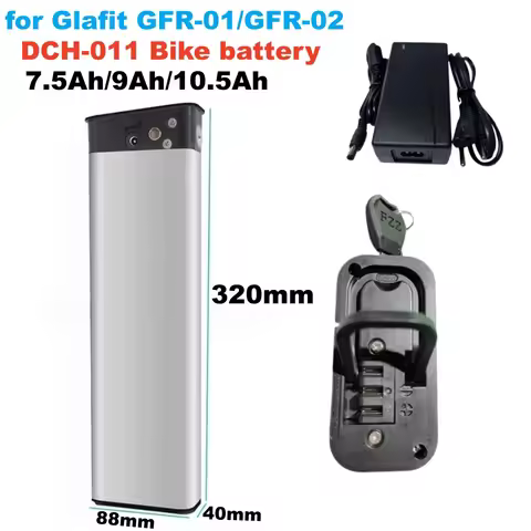 36V Foldable bike Replacement Lithium Battery 7.5Ah 9Ah 10.5Ah For HoldOn Q1 Glafit GFR‑01 GFR‑02 Bi