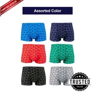New Byford London Men Underwear Nylon Spandex Shorty Brief Assorted Colours (2 Pieces L Size)