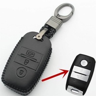 Da Thật 3 Nút Vỏ Đựng Chìa Khóa Thông Minh Vỏ Bọc Cho Kia Kx3/Kx5/K3s/Rio/Ceed/Cerato/K5/Sportage/So
