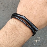 Gelang akar bahar/Gelang akar bahar hitam/Gelang akar bahar hitam natural