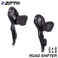 ZTTO Micronew Road Bike 2x9 3x9 9Speed Shifter Set 9s 18s 27s Brake Levers with Wire