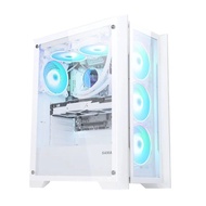 (GZS-WH) Case (เคสคอมพิวเตอร์) SAMA พัดลม 4 ตัว ATX|Micro-ATX|Mini-ITX กระจกเทมเปอร์มพร้อมที่กันฝุ่น