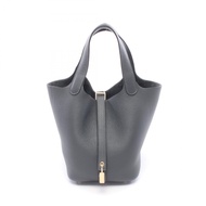 【二手】愛馬仕 HERMES 手提包 Picotin Lock PM 迷霧灰 迷霧灰 皮革 Picotin Lock PM 迷霧灰 女款 全新未使用