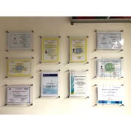 (Can accept construction and installation in HCM) Mica picture frames A5, A4, A3, A2, A1 - Flat hang