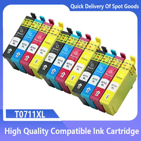 T0711 T0712 T0713 T0714 Compatible Ink Cartridges for Epson Stylus DX4050 DX4400 DX8400 DX8450 DX940