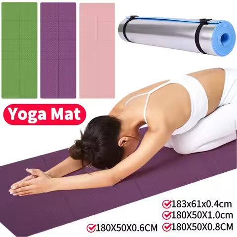 Waterproof Yoga Mat Moisture-proof Yoga Mat Thickened Aluminum Membrane Exercise Mat Portable for Fi