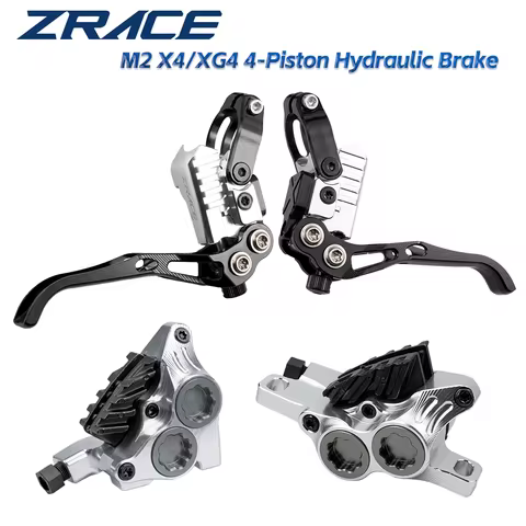 ZRACE M2 Hydraulic Bike Brake,Lightweight CNC, for MTB / Flat Bar Gravel / BMX Racing, bike brakes