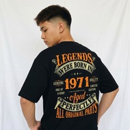 Vintage Legends Born In 1971 55th Birthday Gift Hypebeast oversized shirt Cotton Cotton