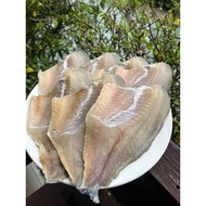 Sun-Dried Nile Tilapia With Cut In Half Not Yet Fried Large Firm Texture Slightly Salty Freshly Made