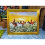 Photo Frame 8 Horse Views Home Decoration Shop Gift Souvenir Retirement Give As Gifts For Various Oc