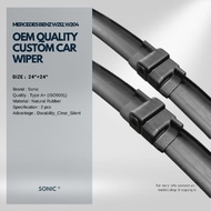 Mercedes W212 W204 Windscreen Wiper Wiper Blades OEM Sonic Parts One Pairs 24"/24"