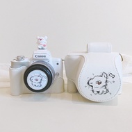 Micro SLR Digital g7x Camera Bag xt30 White Scribble Puppy X100VI Cartoon r50 Leather Case zv1f z50