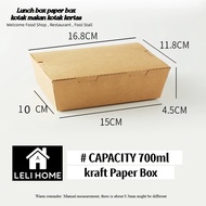 Food Paper Box Take away Box Lunch Box Kotak Makanan Kotak Kertas