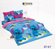 TOTO (ST67) ลายสติช Stitch ชุดผ้าปูที่นอน ชุดเครื่องนอน ผ้าห่มนวม  ยี่ห้อโตโตแท้100%