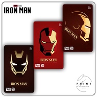 [Iron Man 2] Sticker Card, ATM skin | Decorative ATM Card Sticker, Apartment Card - Waterproof