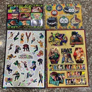 [Genuine] My Hero Academia MHA Sticker Set Superhero Academy