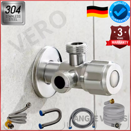 ➡Best Seller SUS304 Stainless Steel 2 Way Angle Valve 90 Degrees Toilet Angle Valve Faucet Angle Valve For Toilet Bidet Faucet 1/2"x1/2" SUS304 Stainless Steel Double Angle Valve Two Way Angle Valve Multi Function Standard Spout Angle Valve Set 90 Degree