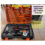 121pcs Combination Socket Wrench Ratchet Spanner Tools Set ID36255