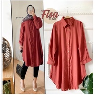 Best Seller Baju Tunik Wanita Jumbo Fisa Bahan Rayon Adem,Lembut &amp;