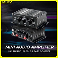 Lepy Audio Amplifier Mini HiFi Stereo Treble Bass Booster - AK-270