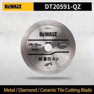DEWALT 76มม. วัสดุหลากหลายใบมีดตัดเพชรใบมีดกระเบื้อง DT20590ใบเลื่อยตัด DT20592 DT20591