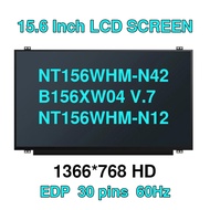 15.6 30PINS Laptop Display NT156WHM-N42 FIT N156BGE-EA2 B156XW04 V.7 V.8 LTN156AT39 37 NT156WHM-N12 