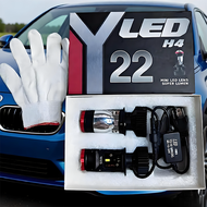 ไฟหน้า หลอดไฟ LED H4 ไฟหน้า Y19 Y22 โฉมปี2025 ของแท้ปรับเอียงคัตออฟได้ สเปคดีกว่า Y15Hขั้วH4 คัตออฟพ
