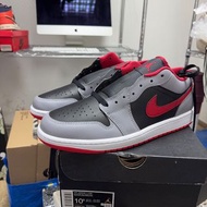 nike air jordan 1 low smoke grey gym red