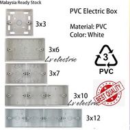 Mounting Box Internal Box/ Electrical Box/ Wall Mount/ Surface Box/ PVC Box 3x3 3x6 3x7 3x10 3x12