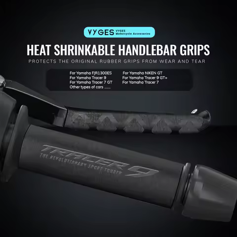 Motorcycle Non-slip Heat Shrinkable Handlebar Grips Clutch Brake Lever Cover For Yamaha FJR1300ES NI