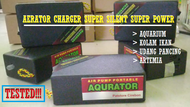 Aerator Portable Charger 24jam Mesin Pompa Udara Aquarium Umpan Pancing Lobster Artemia Airator Casa