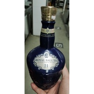 Chivas 21 Royal Salute bottle with box for display decoration