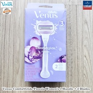 Gillette® Venus ComfortGlide Freesia Womens Razor 1 Handle + 2 Refills ยิลเลตต์ วีนัส ชุดมีดโกน สำหร