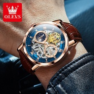 OLEVS Men S Watch Luxury Top Mechanical Waterproof Original Tourbillon Watch Sports Clock Mechanism Automatic Fashion Business