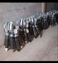 emposan tikus (alat untuk memburu tikus ) di sawah mesin manual