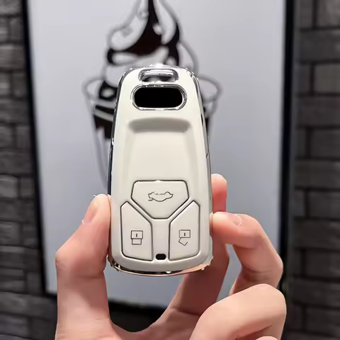 Fashion TPU Car Remote Key Case Cover Shell For Audi A4 B9 A5 A6 8S 8W Q5 Q7 4M S4 S5 S7 TT TTS TFSI