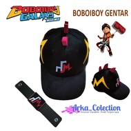 Boboiboy GENTAR Hat And Bracelet